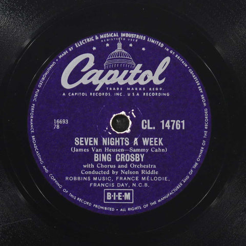 Seven Nights A Week / Man On Fire