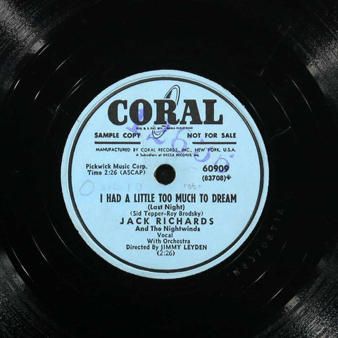 I Had A Little Too Much To Dream / I'm Used to You