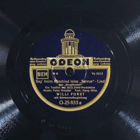 Sag' beim Abschied leise Servus / Erst wann's aus wird sein