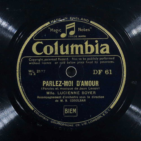 Parlez-moi d'amour / Dans la fumée