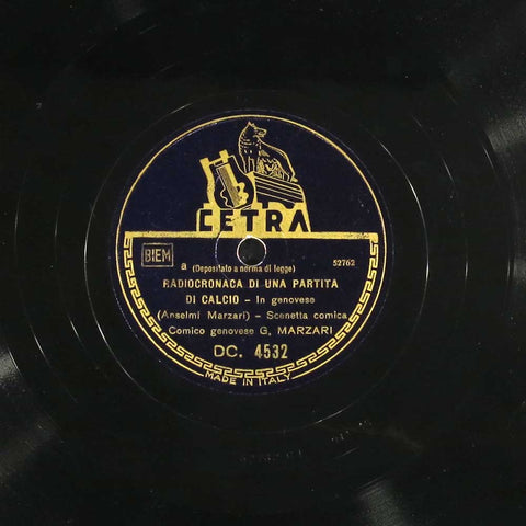 Radiocronica di una partita di Calcio / A quelli tempi