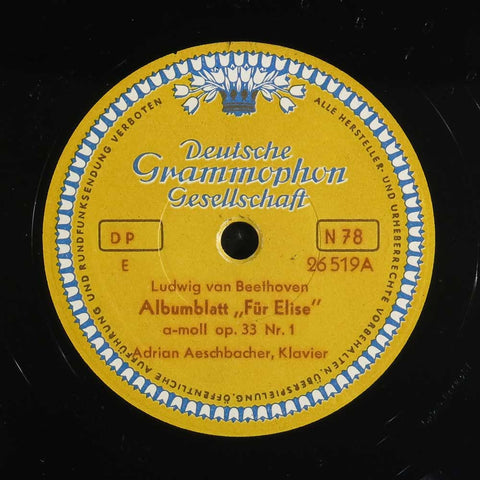 Albumblatt "Für Elise" / Ecossaises Es-Dur
