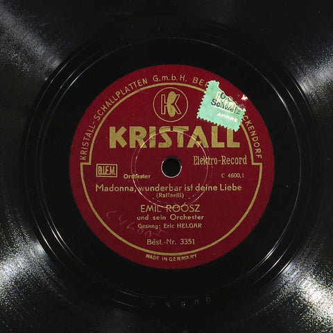 Madonna, wunderbar ist deine Liebe / Du schwarzer Zigeuner
