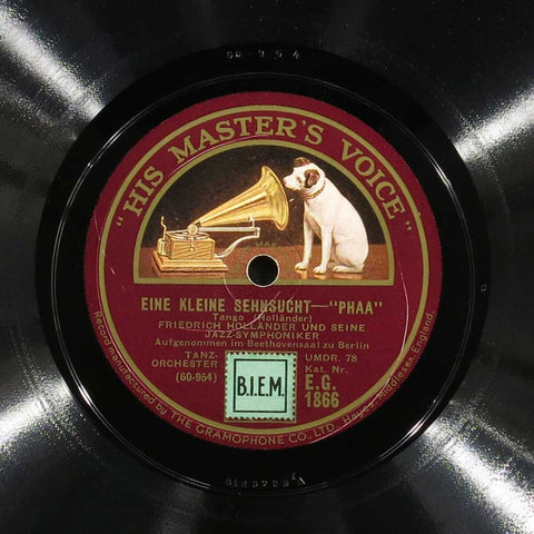 Eine kleine Sehnsucht / Kuck' doch nicht immer nach dem Tangogeiger hin