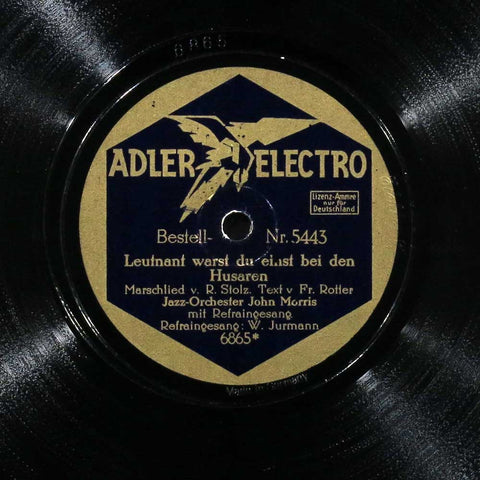 Leutnant warst du einst bei den Husaren / Bin kein Hauptmann, bin kein grosses Tier