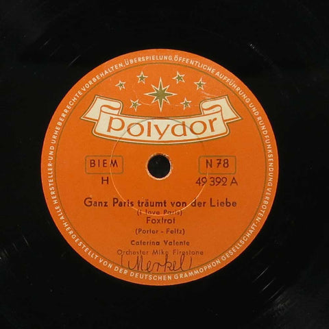 Ganz Paris träumt von der Liebe / Wenn es Nacht wird in Paris