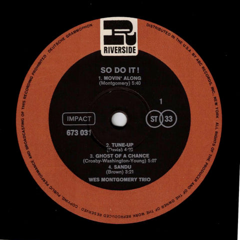 Wes Montgomery Trio feat. James Clay – So Do It