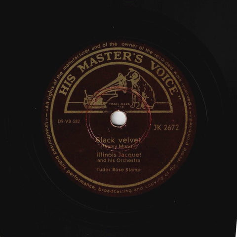 Illinois Jacquet and his Orchestra – Black Velvet / Adam's Alley