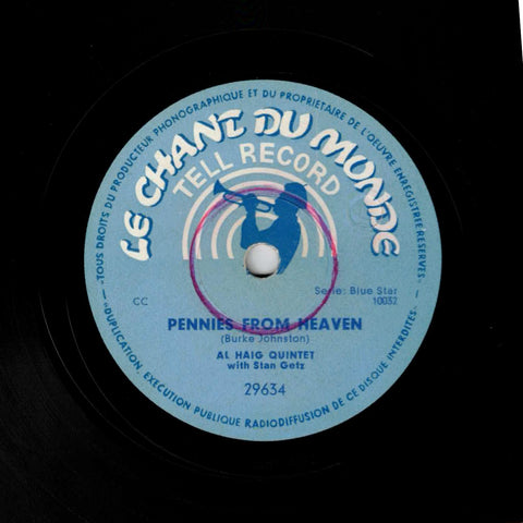 Al Haig Quintet with Stan Getz – Pennies From Heaven / Poop Deck