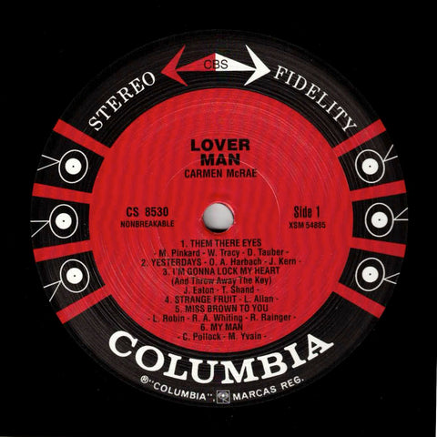 Carmen McRae – Sings Lover Man And Other Billie Holiday Classics