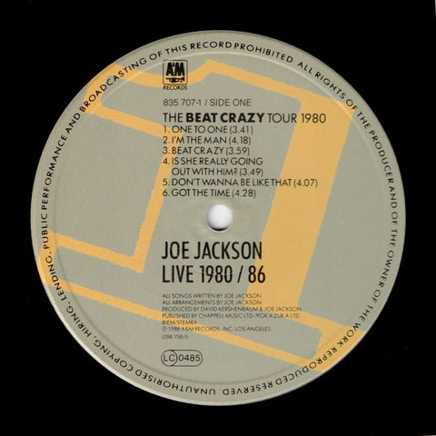 Joe Jackson – Live 1980/86