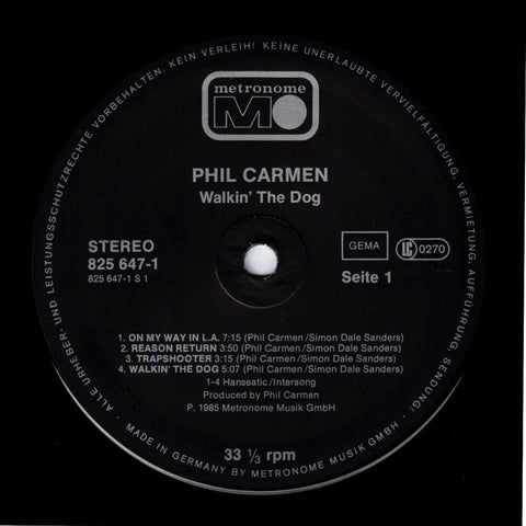 Phil Carmen – Walkin' The Dog