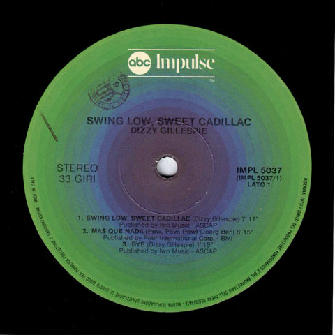 Dizzy Gillespie – Swing Low, Sweet Cadillac
