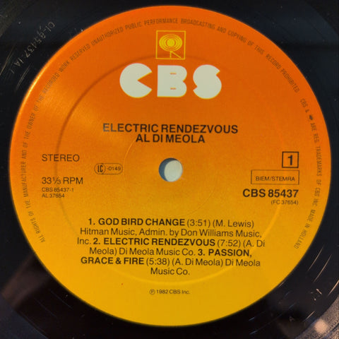 Al Di Meola – Electric Rendezvous