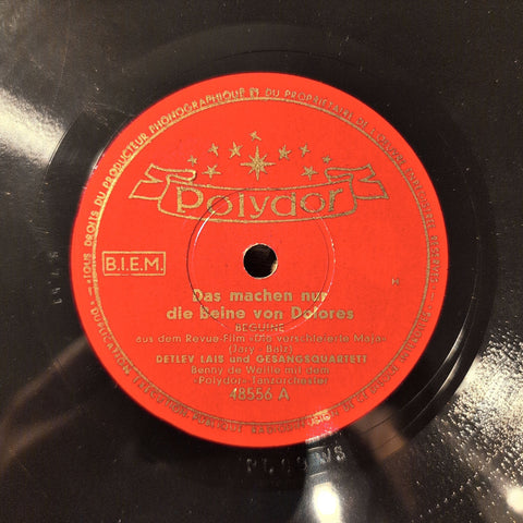 Detlev Lais und Gesangsquartett Benny de Weille – Das machen nur die Beine von Dolores / Liebe ist ja nur ein Märchen