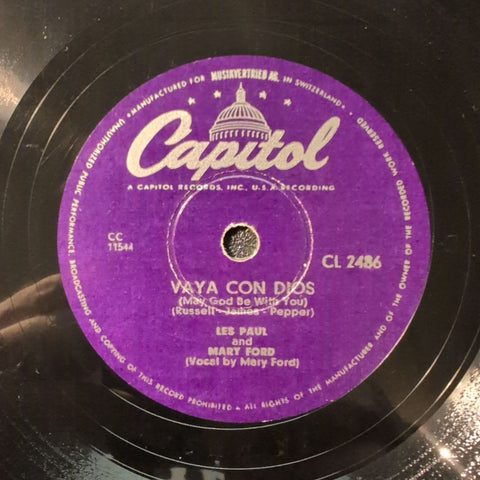 Les Paul And Mary Ford – Vaya Con Dios (May God Be With You) / Johnny (Is The Boy For Me)