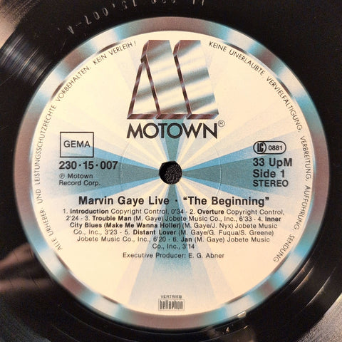 Marvin Gaye Live!