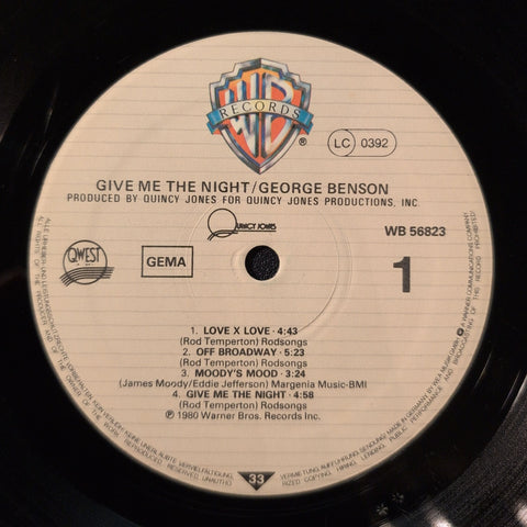 George Benson – Give Me The Night