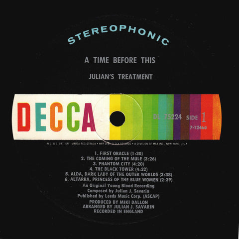 Julian's Treatment – A Time Before This