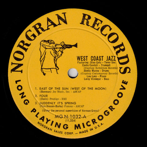 Stan Getz, Shelly Manne, Leroy Vinnegar, Conte Candoli, Lou Levy – West Coast Jazz
