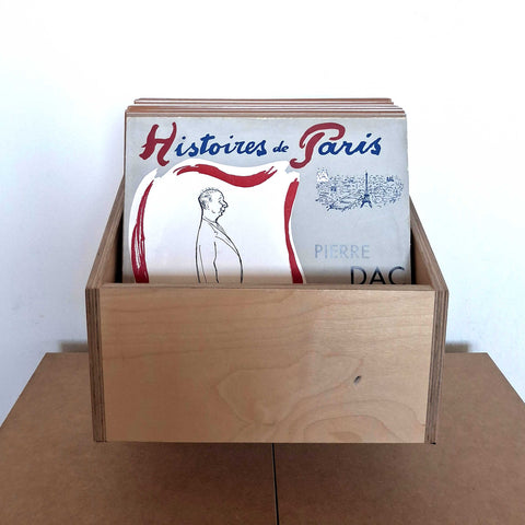 Schallplattenbox für Schellack und Vinyl 10 inch (25 cm) gross