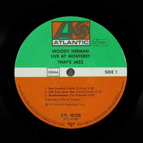 Woody Herman Live At Monterey