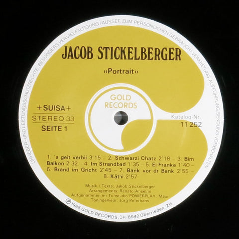 Jacob Stickelberger Portrait