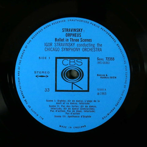 Stravinsky conducts Orpheus