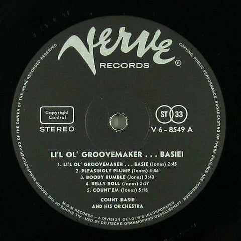 Li'l ol' groovemaker ... BASIE!