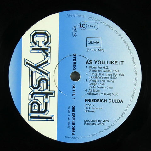 As You Like It