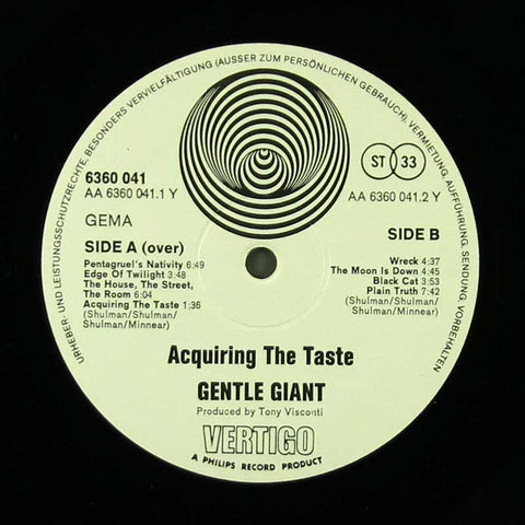 Acquiring The Taste