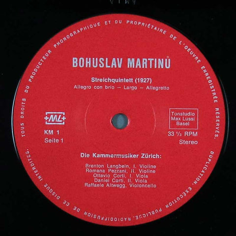 Martinu - Streichquintett