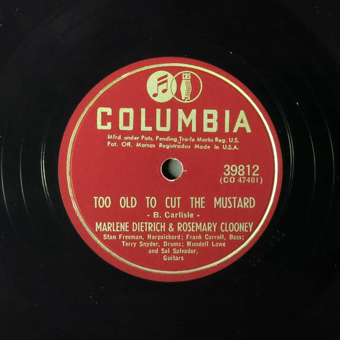 Too Old To Cut The Mustard / Good For Nothing