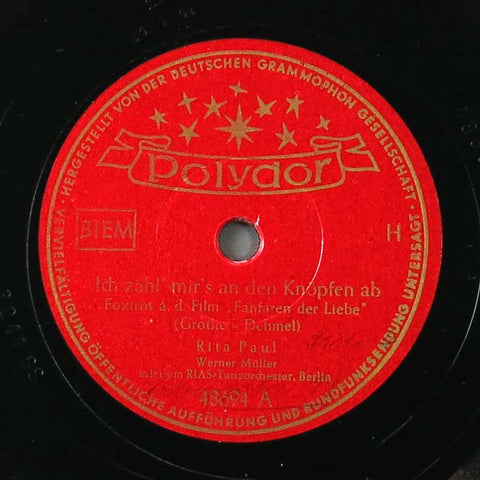 Ich zähl' mir's an den Knöpfen ab / Ein Gläschen Wein und du