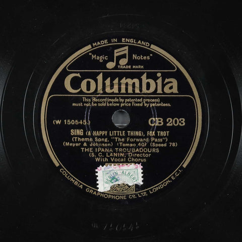 Sing (A Happy Little Thing) / Three Little Words