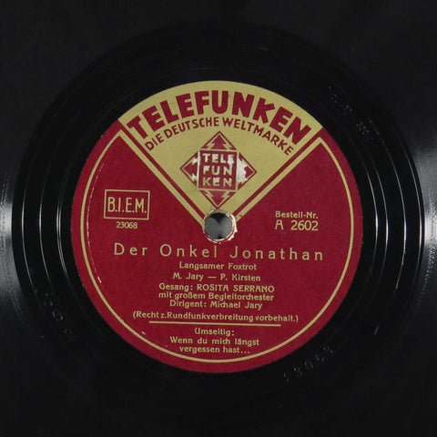 Der Onkel Jonathan / Wenn du mich längst vergessen hast
