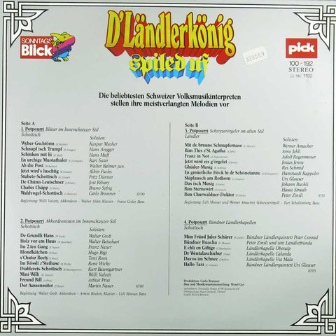D'Ländlerkönig spiled uf
