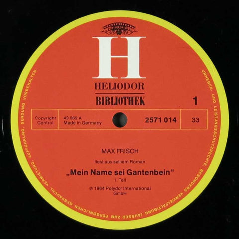 Mein Name sei Gantenbein