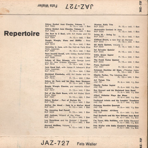 JAZ 727 Fats Waller