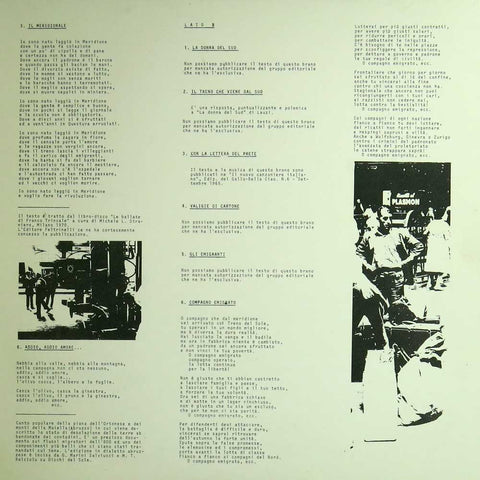 Le canzone degli emigranti 2