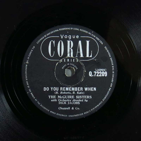 Do You Remember When / Tip-Toe Through The Tulips