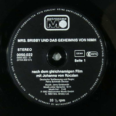 Mrs. Brisby und das Geheimnis von Nimh