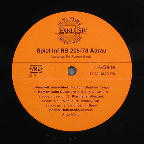 Spiel Inf RS 205/78 Aarau