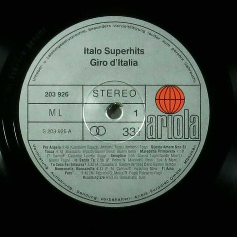 Italo-Super-Hits Giro d'Italia