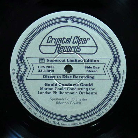 Gould Conducts Gould "Direct-to-Disc"