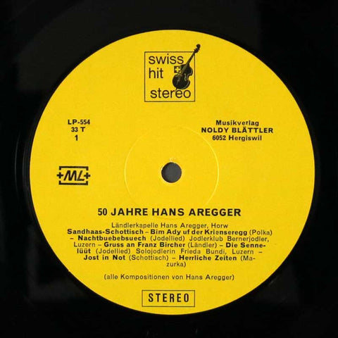50 Jahre Hans Aregger