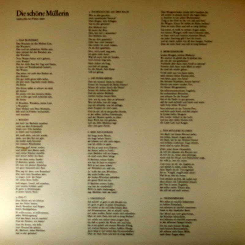 Schubert - Die schöne Müllerin