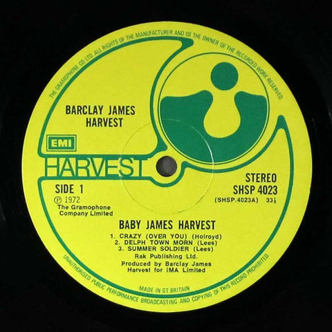 Baby James Harvest