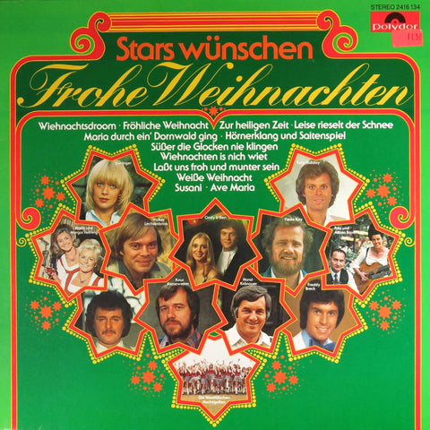 Stars wünschen Frohe Weihnachten