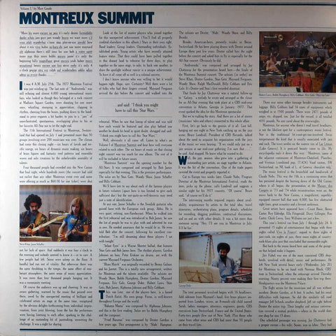 Montreux Summit, Volume 1